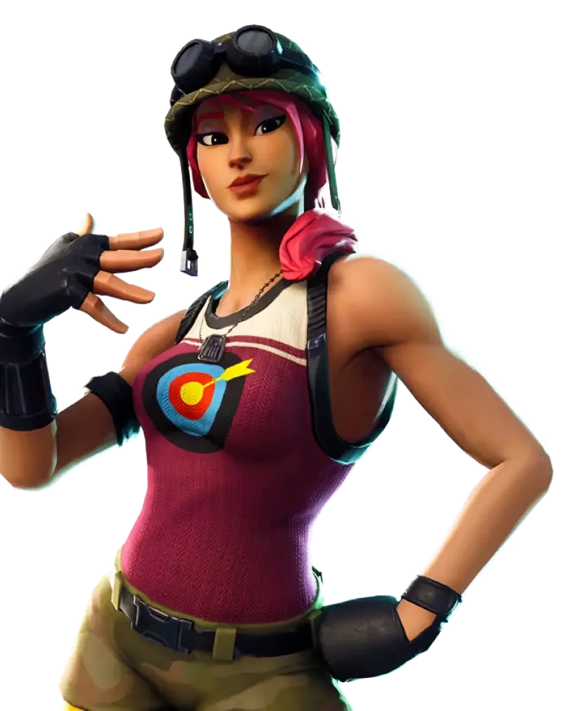 Fortnite character and gameplay key art