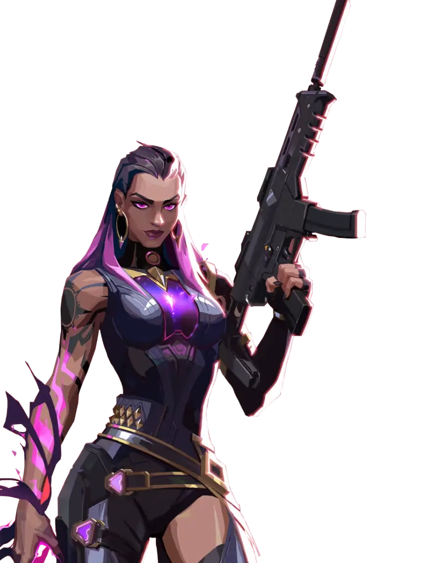 VALORANT agent ready for a match