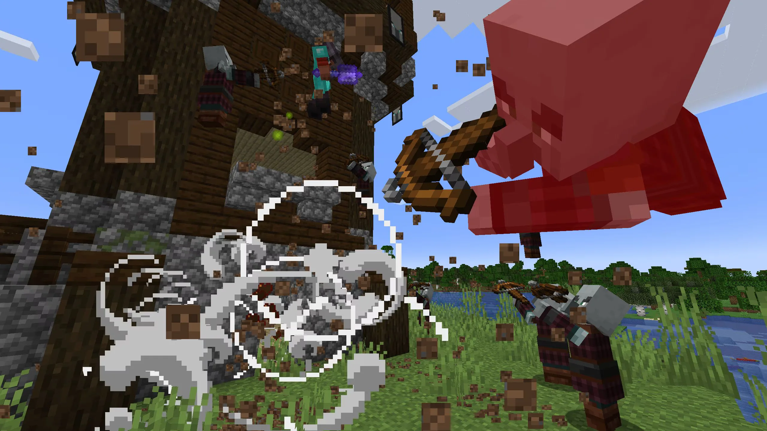 Baner krajobrazu Minecraft