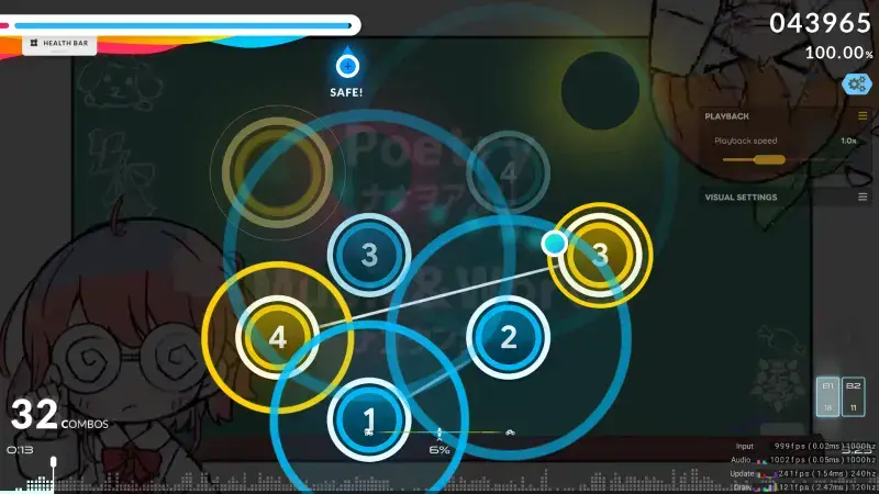 osu gameplay