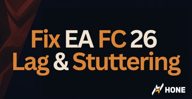 How to Fix EA FC 26 Lag & Stuttering