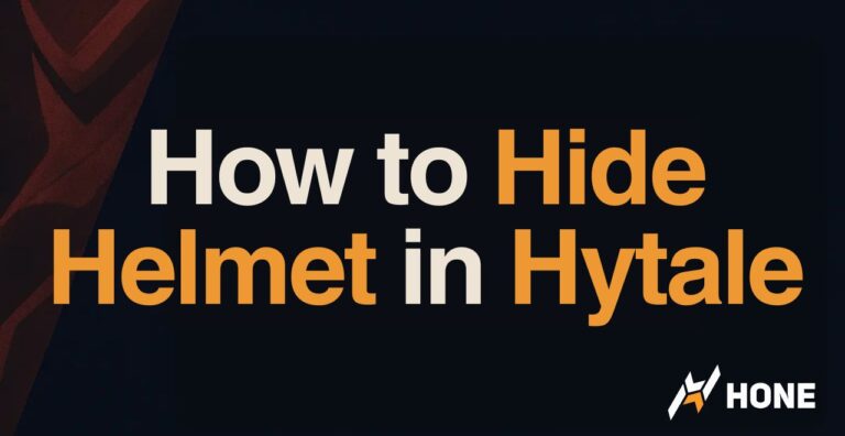 How to Hide Helmet in Hytale