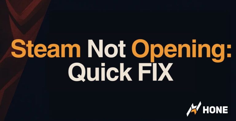 Steam Not Opening: Quick FIX