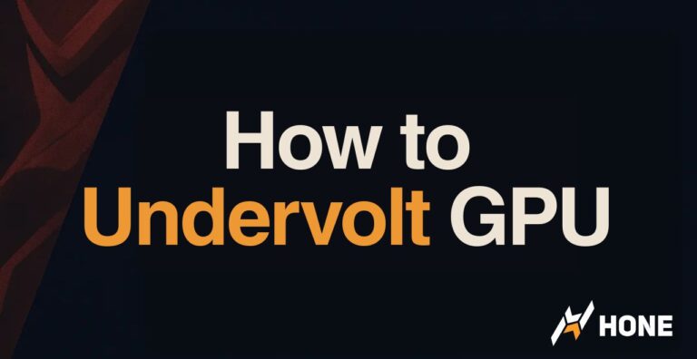 How to Undervolt GPU – PC & Laptop Undervolting Guide